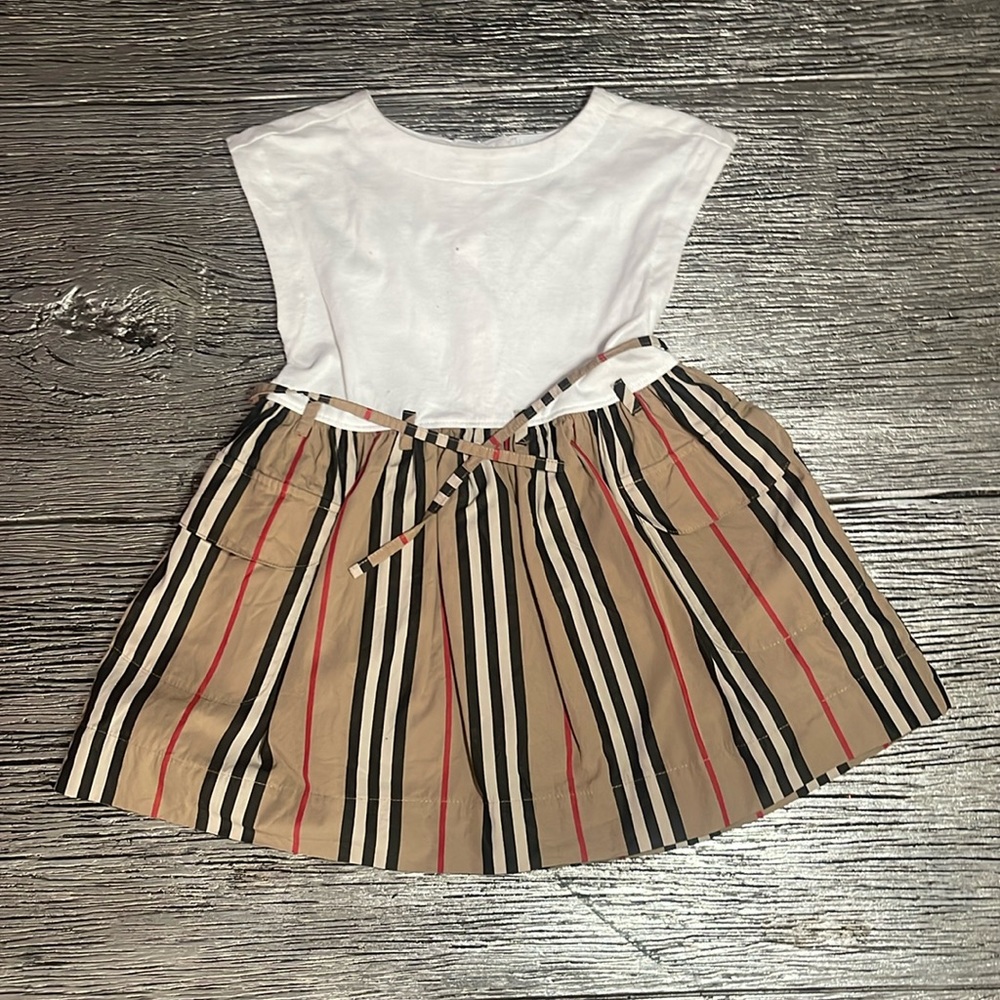 Burberry Girl's Ramona Icon Stripe Jersey Dress